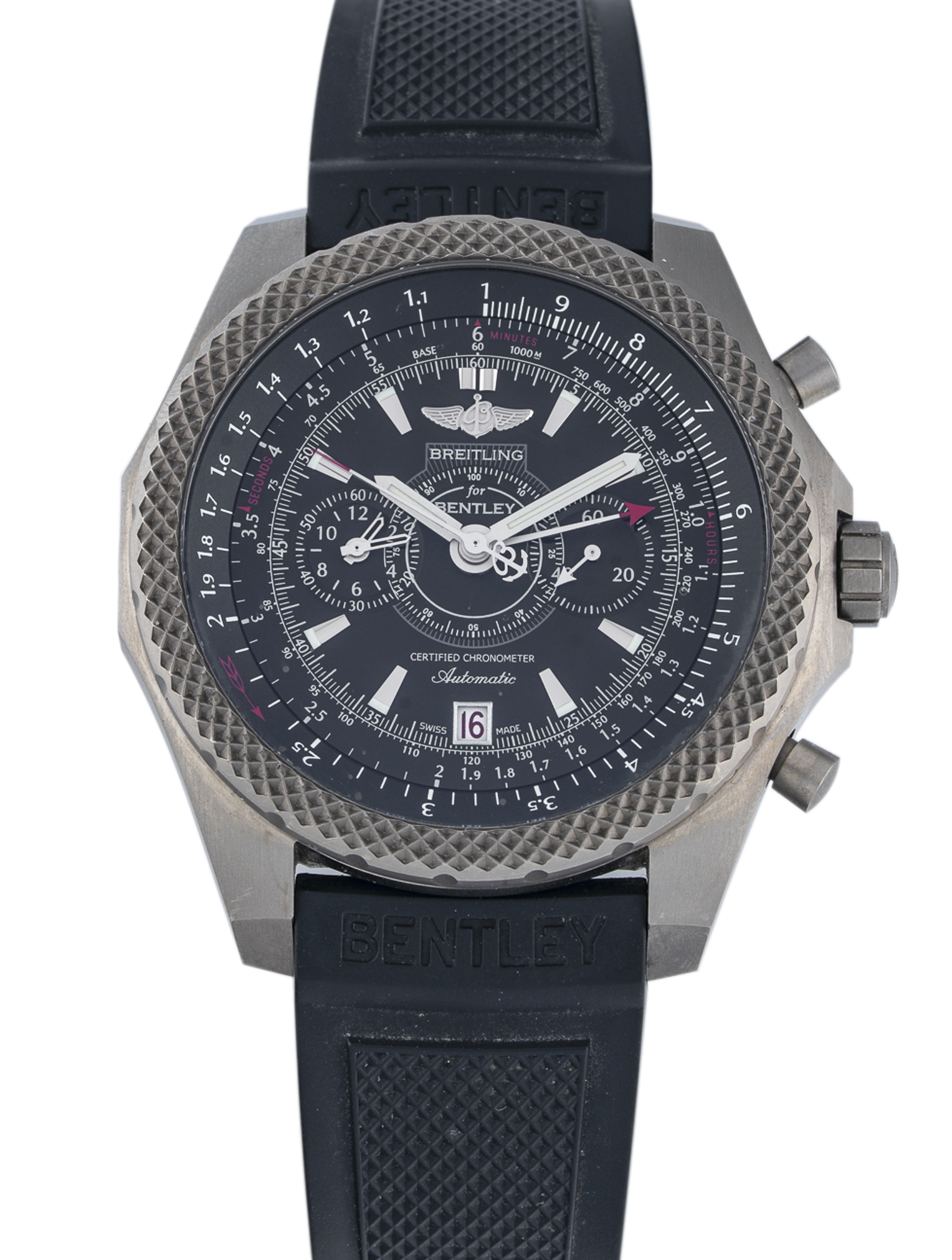 Breitling For Bentley Supersports Chronograph Titanium - Grey 'Storm' Dial
