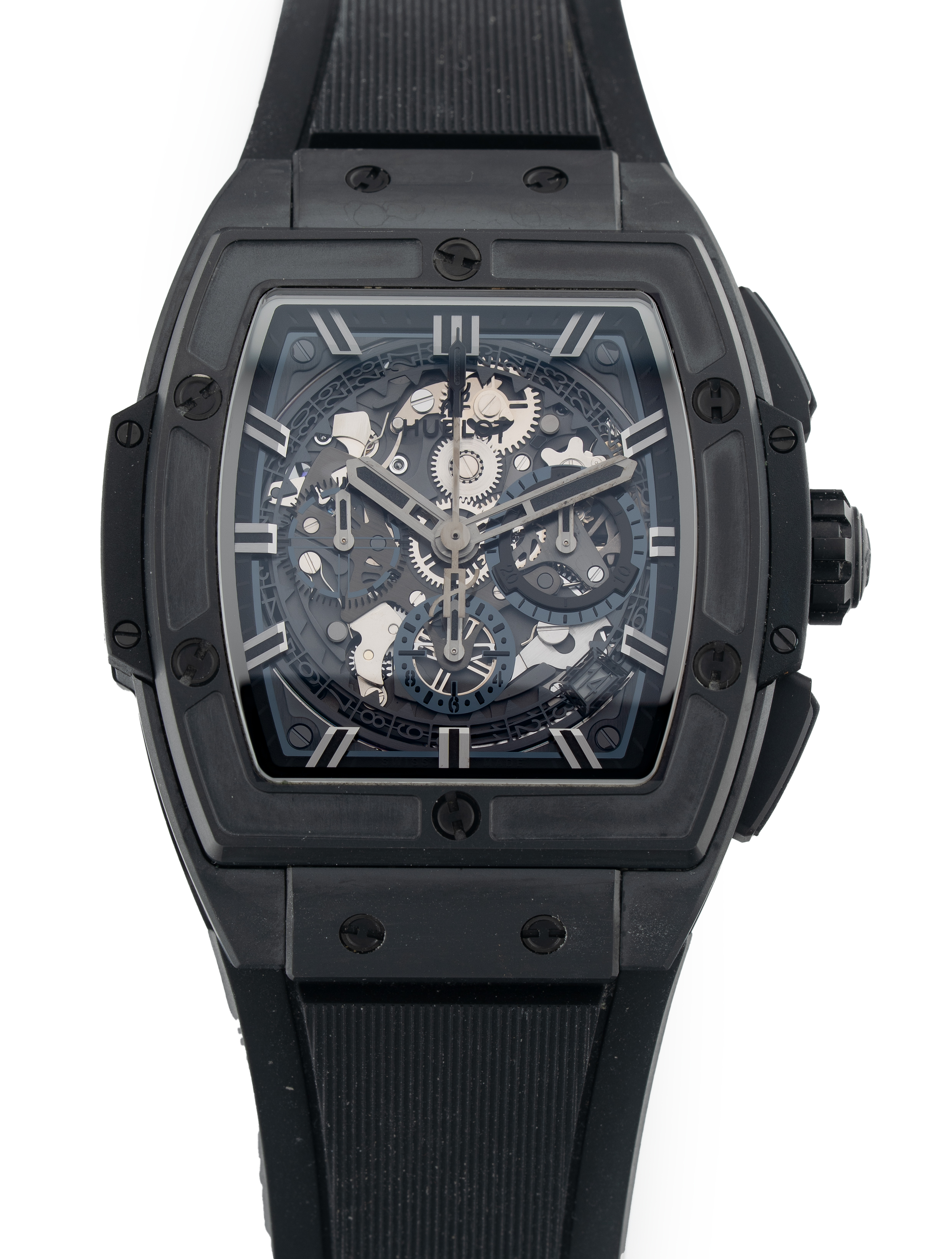 Hublot Spirit of Big Bang Skeleton Chronograph 'All Black' 42 Ceramic - Special Edition 500 Pieces