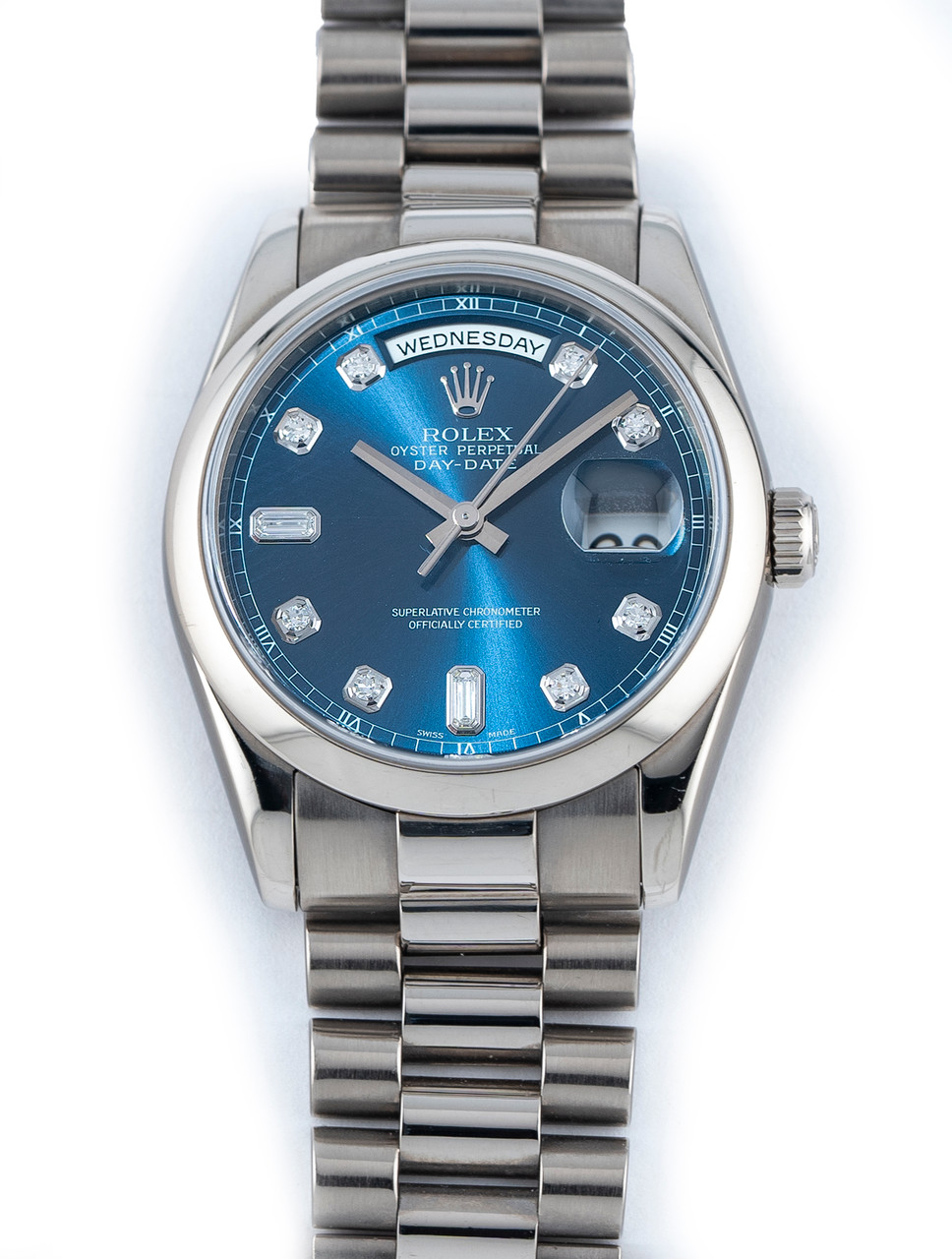 Rolex Day-Date President 36 - Blue Diamond Dial
