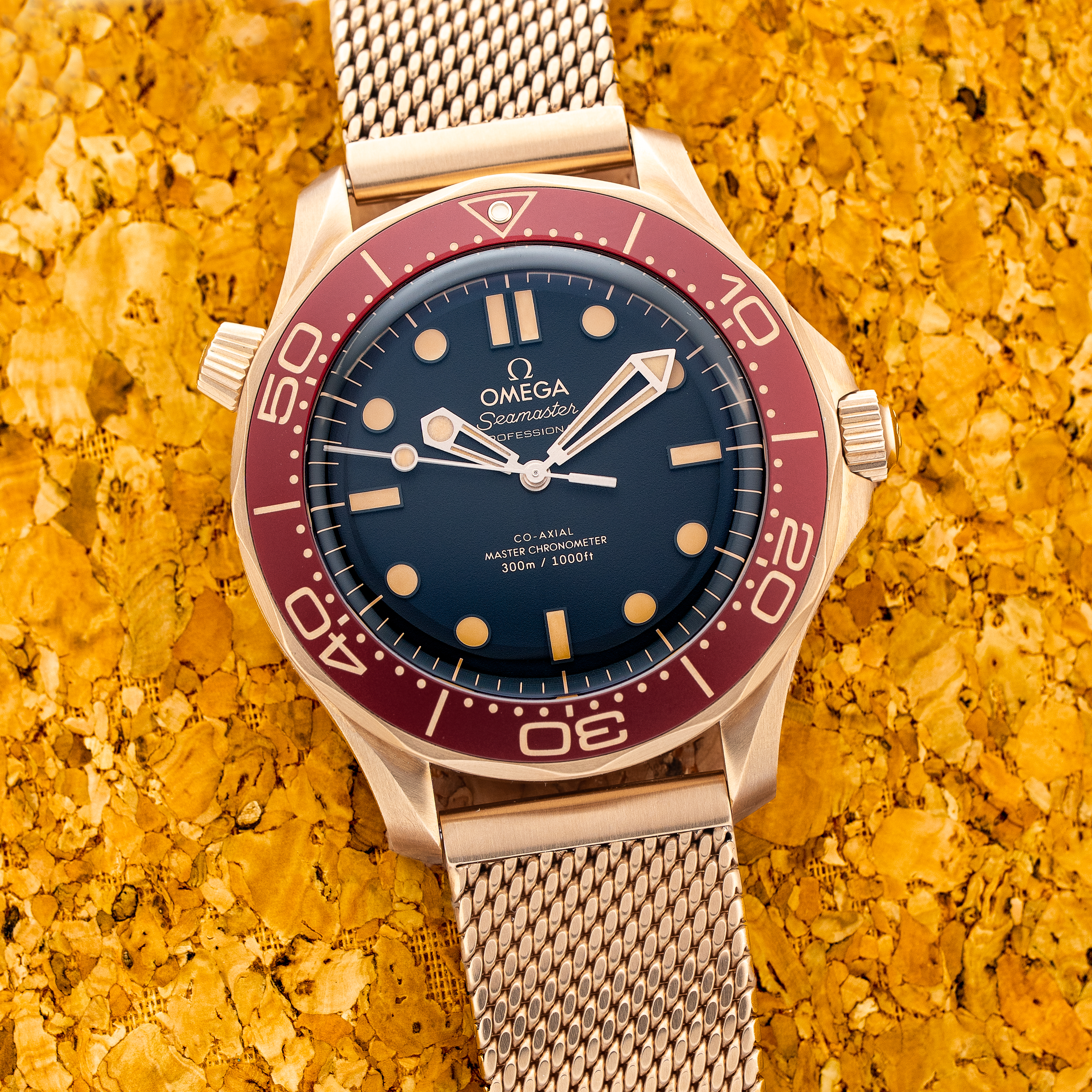 Omega Seamaster 18k Bronze Gold Black Dial 42mm Automatic 210.90.42.20.01.003 - Brand New /BNIB