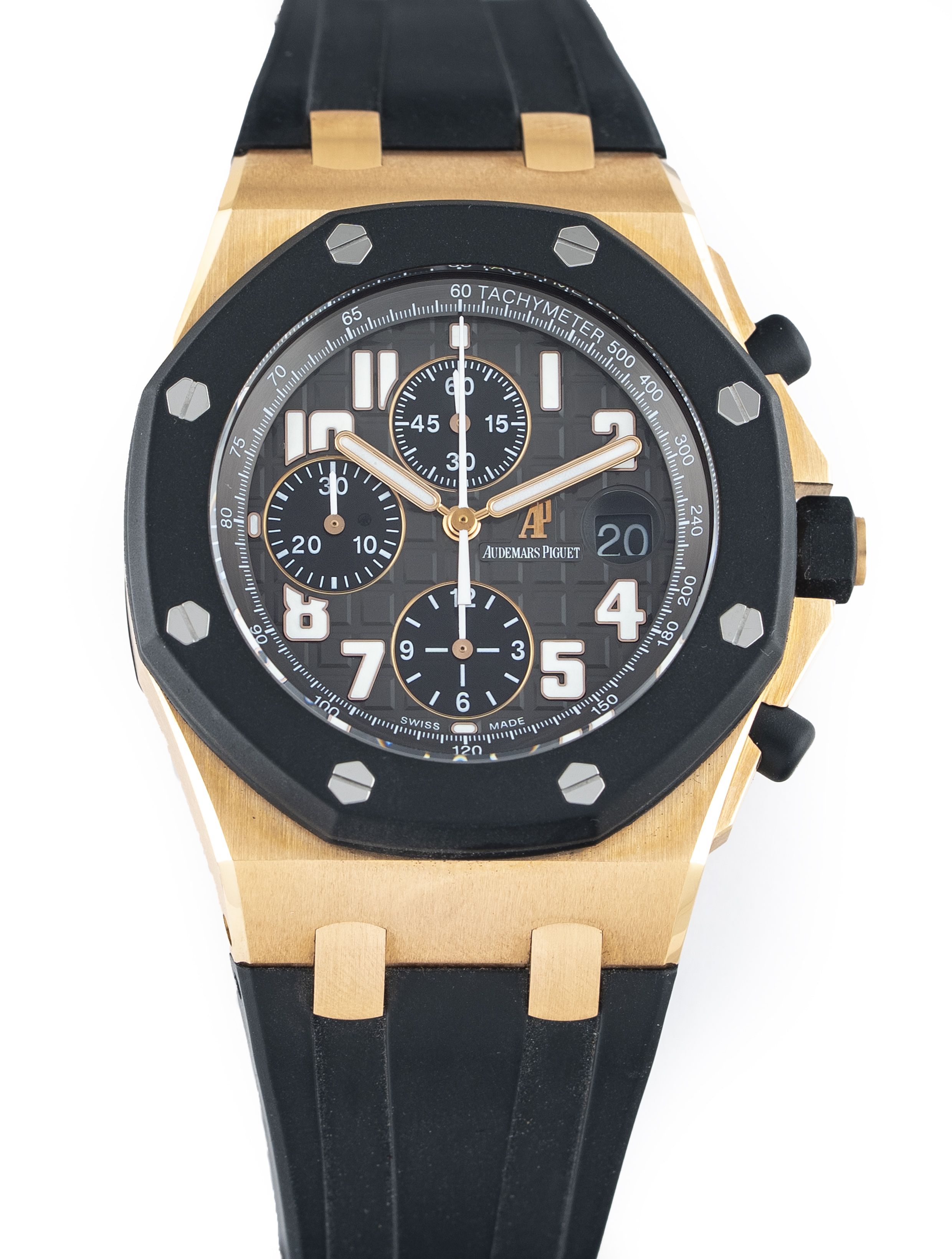 Audemars Piguet Royal Oak Offshore Chronograph 42 'Rubber Clad' 18k - virtually New Old Stock Condition