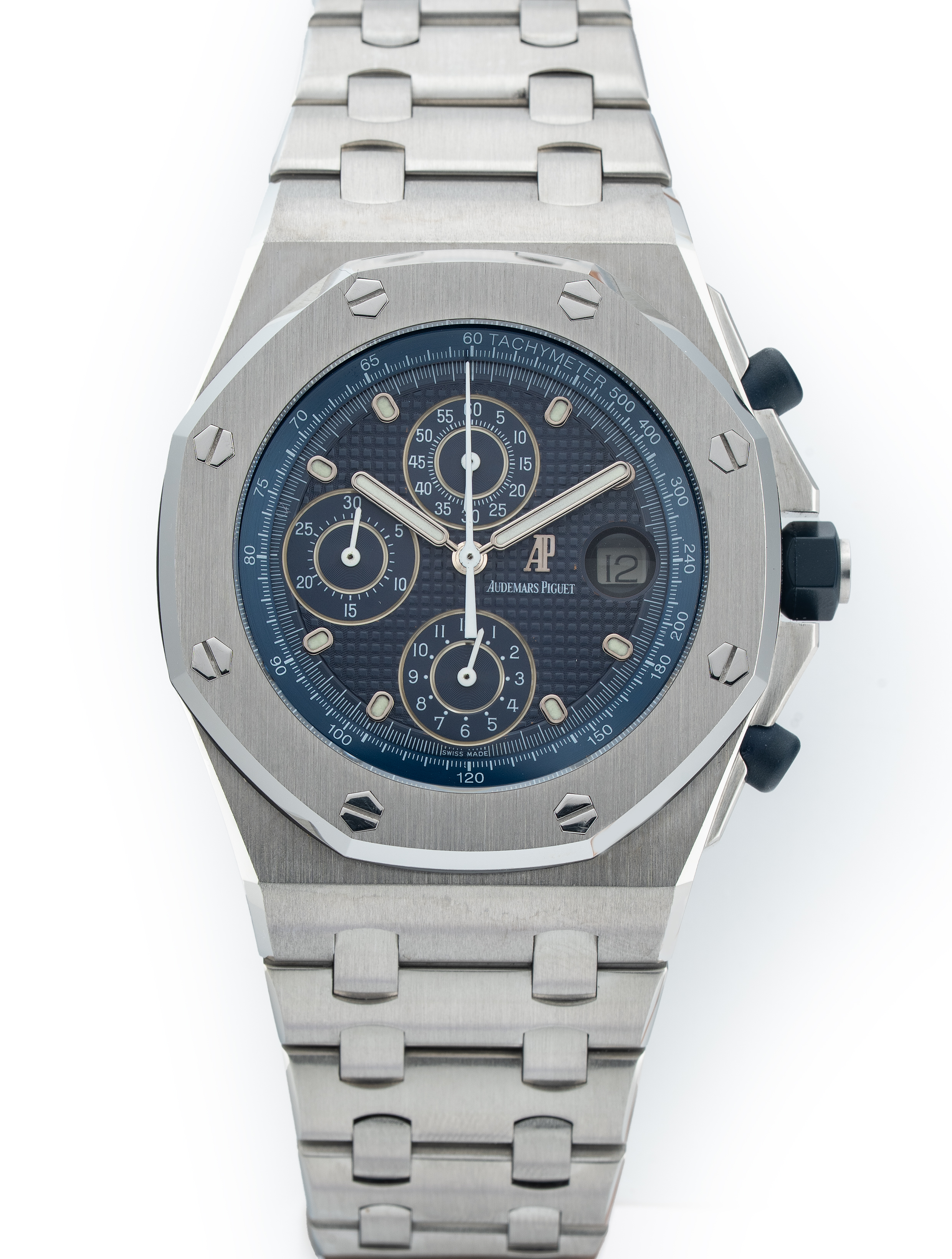 Audemars Piguet Royal Oak Offshore Chronograph 42 Stainless Steel Blue Dial  - Original 'Beast' Offshore