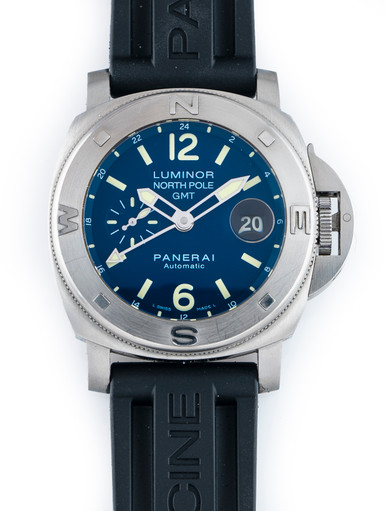 Panerai Luminor North Pole GMT - Mike Horn Blue Dial Special Edition Only 500 Pieces
