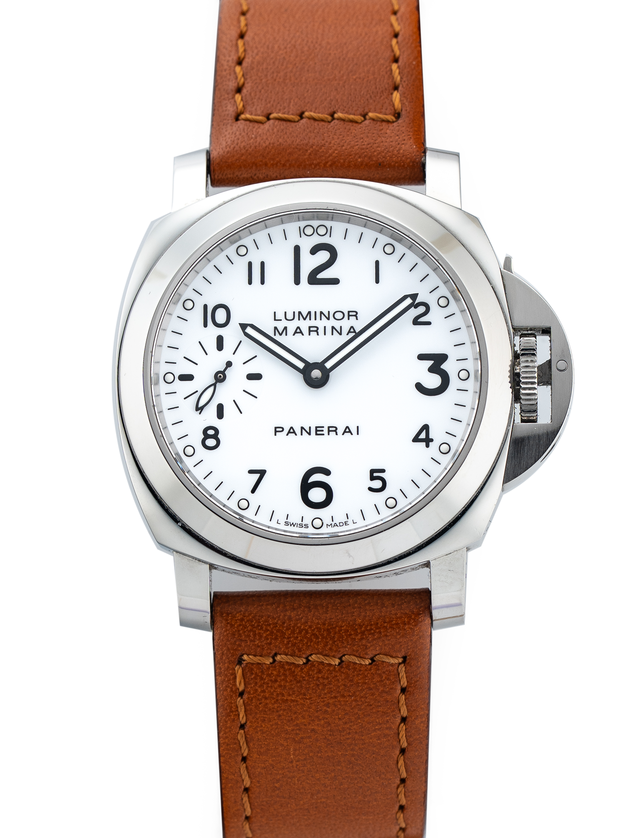 Panerai Luminor Marina 44 White Dial PAM113 - 100% Complete